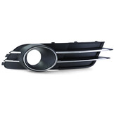 Grille - mistlamp rooster - voor Audi A6 C7/4G, sedan/avant 11/2010-10/2014 - rechts - zwart