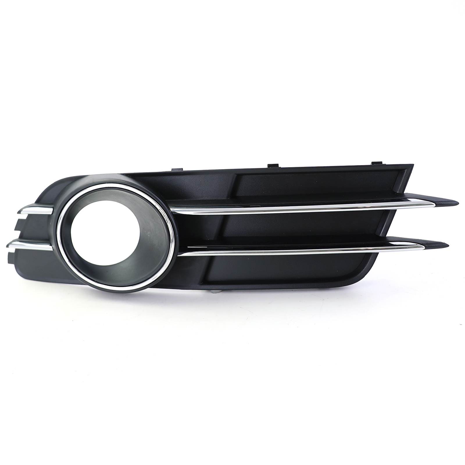 Grille - mistlamp rooster - voor Audi A6 C7/4G, sedan/avant 11/2010-10/2014 - rechts - zwart