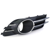 Grille - mistlamp rooster - voor Audi A6 C7/4G, sedan/avant 11/2010-10/2014 - rechts - zwart