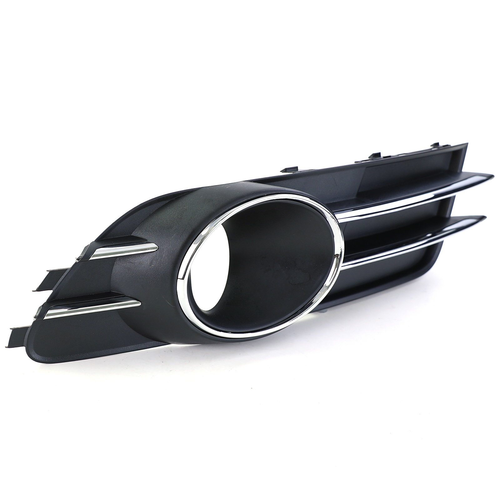 Grille - mistlamp rooster - geschikt voor Audi A6 C7/4G, sedan/avant 11/2010-10/2014 - rechts - zwart