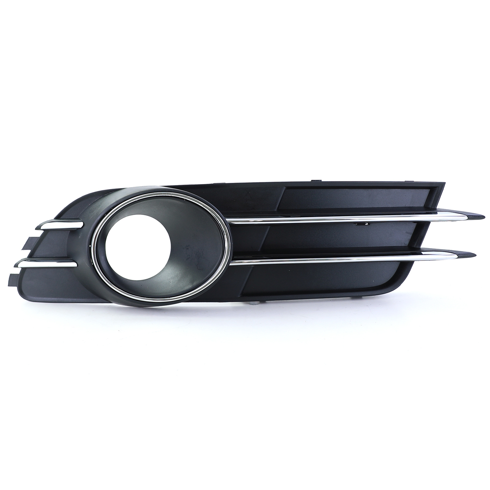 Grille - mistlamp rooster - voor Audi A6 C7/4G, sedan/avant 11/2010-10/2014 - rechts - zwart