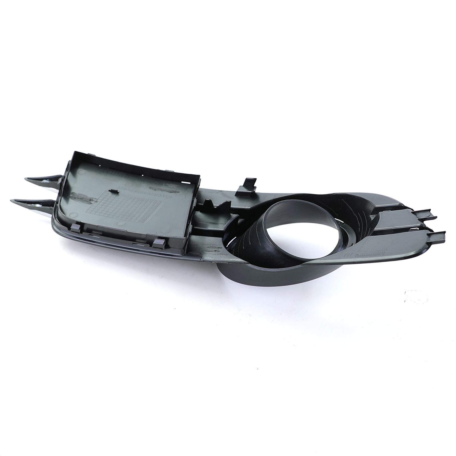 Grille - mistlamp rooster - voor Audi A6 C7/4G, sedan/avant 11/2010-10/2014 - rechts - zwart