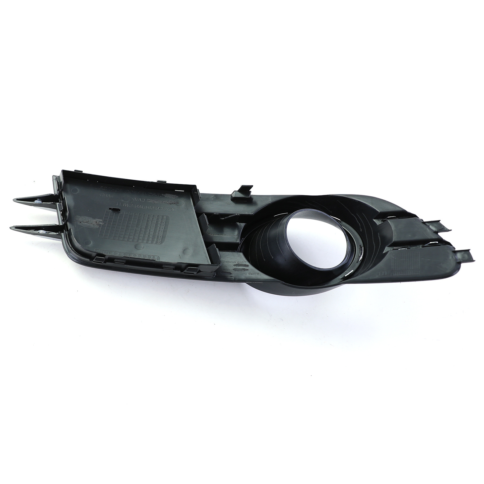 Grille - mistlamp rooster - voor Audi A6 C7/4G, sedan/avant 11/2010-10/2014 - rechts - zwart