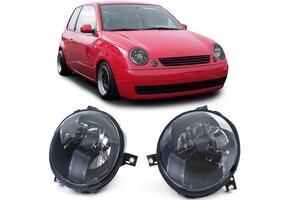 Koplampen geschikt voor VW Lupo 6X1/6E1 09/1998-07/2005 - H4 - zwart smoke