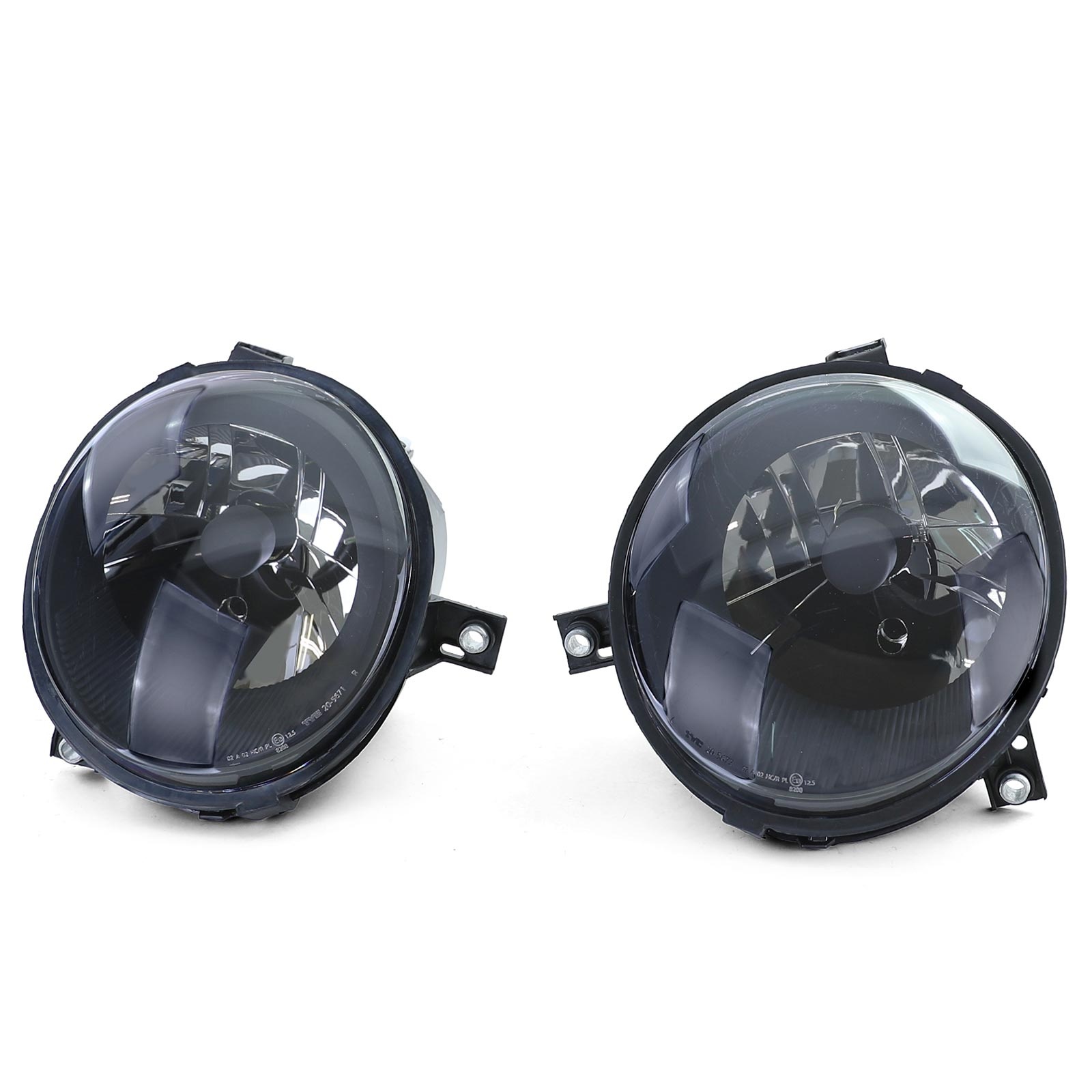 Koplampen voor VW Lupo 6X1/6E1 09/1998-07/2005 - H4 - zwart smoke