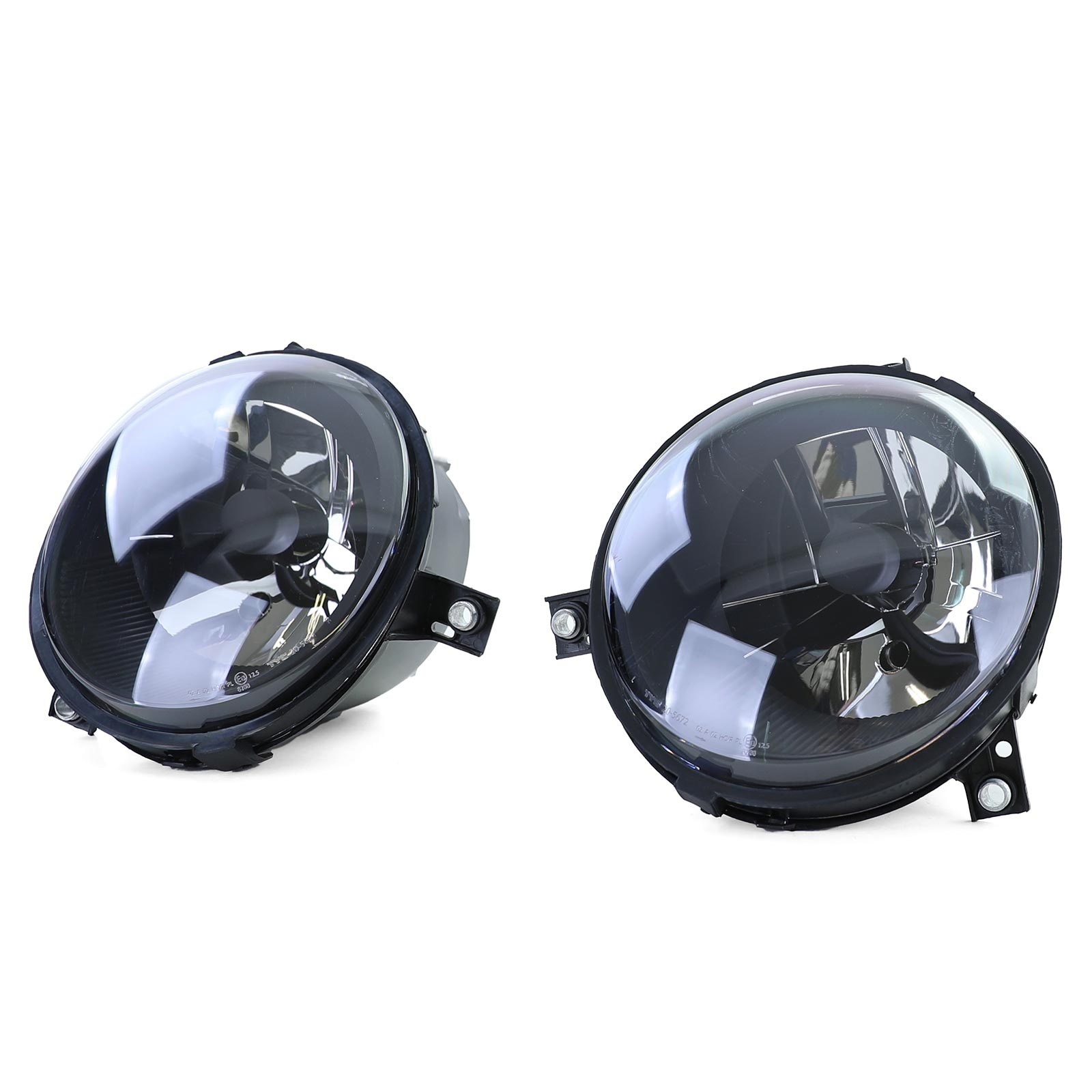 Koplampen voor VW Lupo 6X1/6E1 09/1998-07/2005 - H4 - zwart smoke