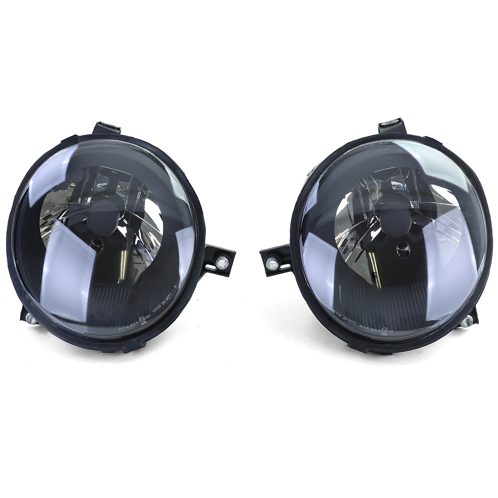 Koplampen voor VW Lupo 6X1/6E1 09/1998-07/2005 - H4 - zwart smoke
