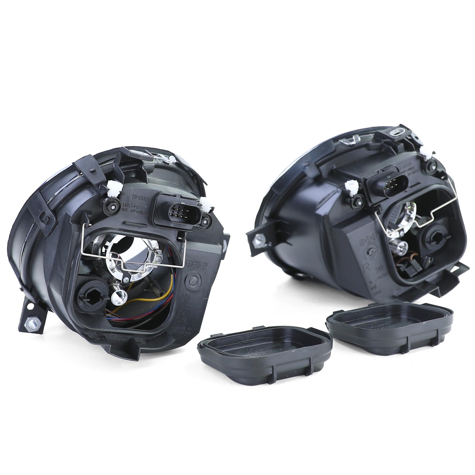 Koplampen voor VW Lupo 6X1/6E1 09/1998-07/2005 - H4 - zwart smoke