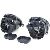 Koplampen geschikt voor VW Lupo 6X1/6E1 09/1998-07/2005 - H4 - zwart smoke