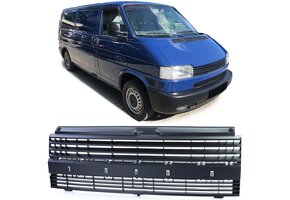 Grille - voorgrille - geschikt voor VW T4 Transport bus/bestelwagen/transporter/pick-up 1990-2003 - zwart