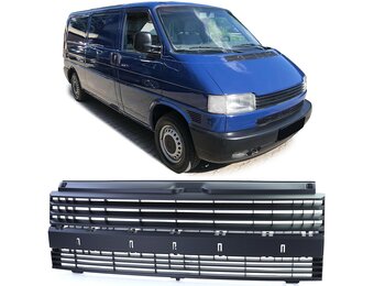 Grille - voorgrille - voor VW T4 Transport bus/bestelwagen/transporter/pick-up 1990-2003 - zwart