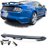 Spoiler - achterspoiler geschikt voor Ford Mustang coupe 2014-2020 - performance 500 - zwart glans