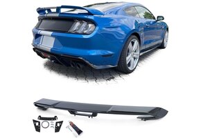 Spoiler - achterspoiler geschikt voor Ford Mustang coupe 2014-2020 - performance 500 - zwart glans