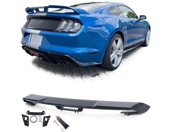 Spoiler - achterspoiler - Ford Mustang coupe 2014-2020 - performance 500 - zwart glans