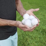 Bestway Flowclear - filterbollen - 10 pakken - 500g/bol - wit