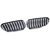 Grille - nieren - geschikt voor BMW Z4 E85/E86, cabrio/coupé 2002-2008 - 2-delig - zwart chroom