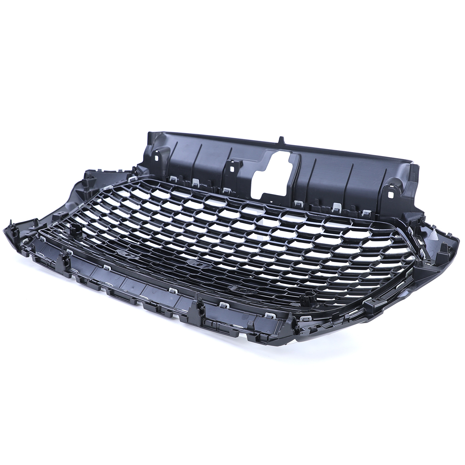 Grille - voorgrille - voor Audi A3 8VA/8V1/8VS, sedan/cabrio/sportback facelift 6/2016-2020 - zwart glans/zilver