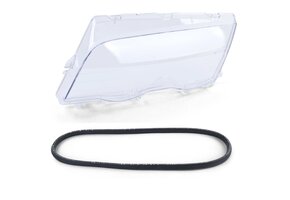 Koplamp glas geschikt voor BMW 3-serie E46 sedan/touring 02/1997-08/2001 - links