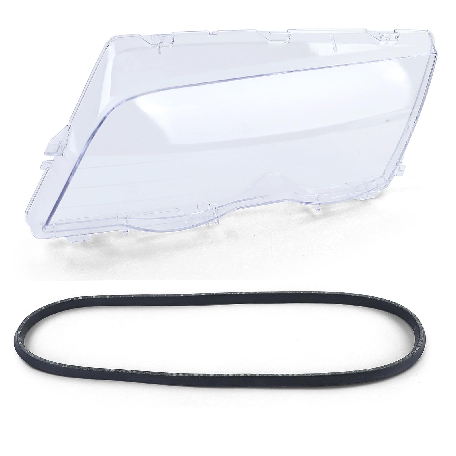 Koplamp glas geschikt voor BMW 3-serie E46 sedan/touring 02/1997-08/2001 - links