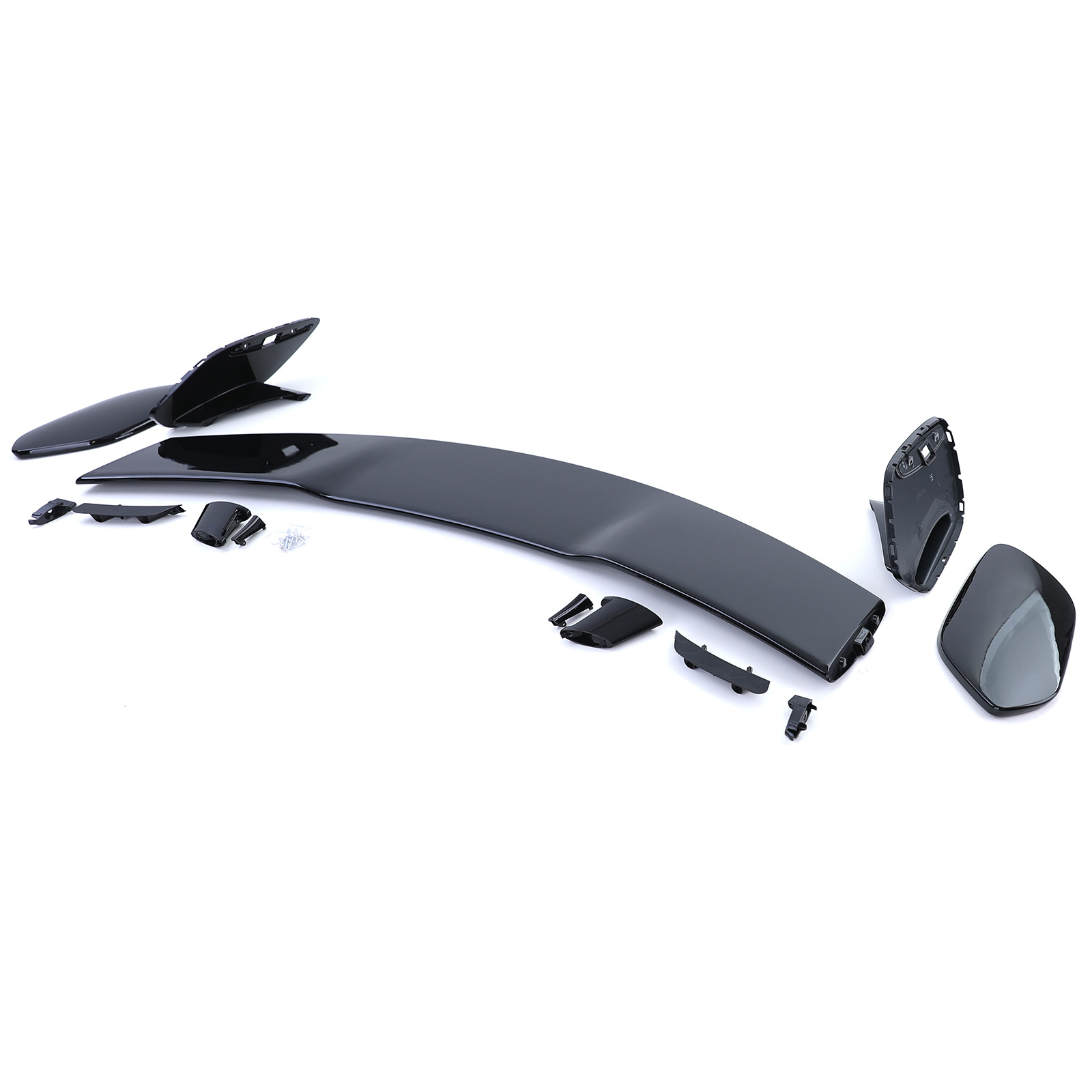Spoiler - dakspoiler - Mercedes A-klasse W177 hatchback/sedan vanaf 03/2018 - zwart glans