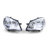 Koplampen geschikt voor VW Polo 9N3 04/2005-05/2009 - H7/H1 - inclusief stelmotor - helder glas
