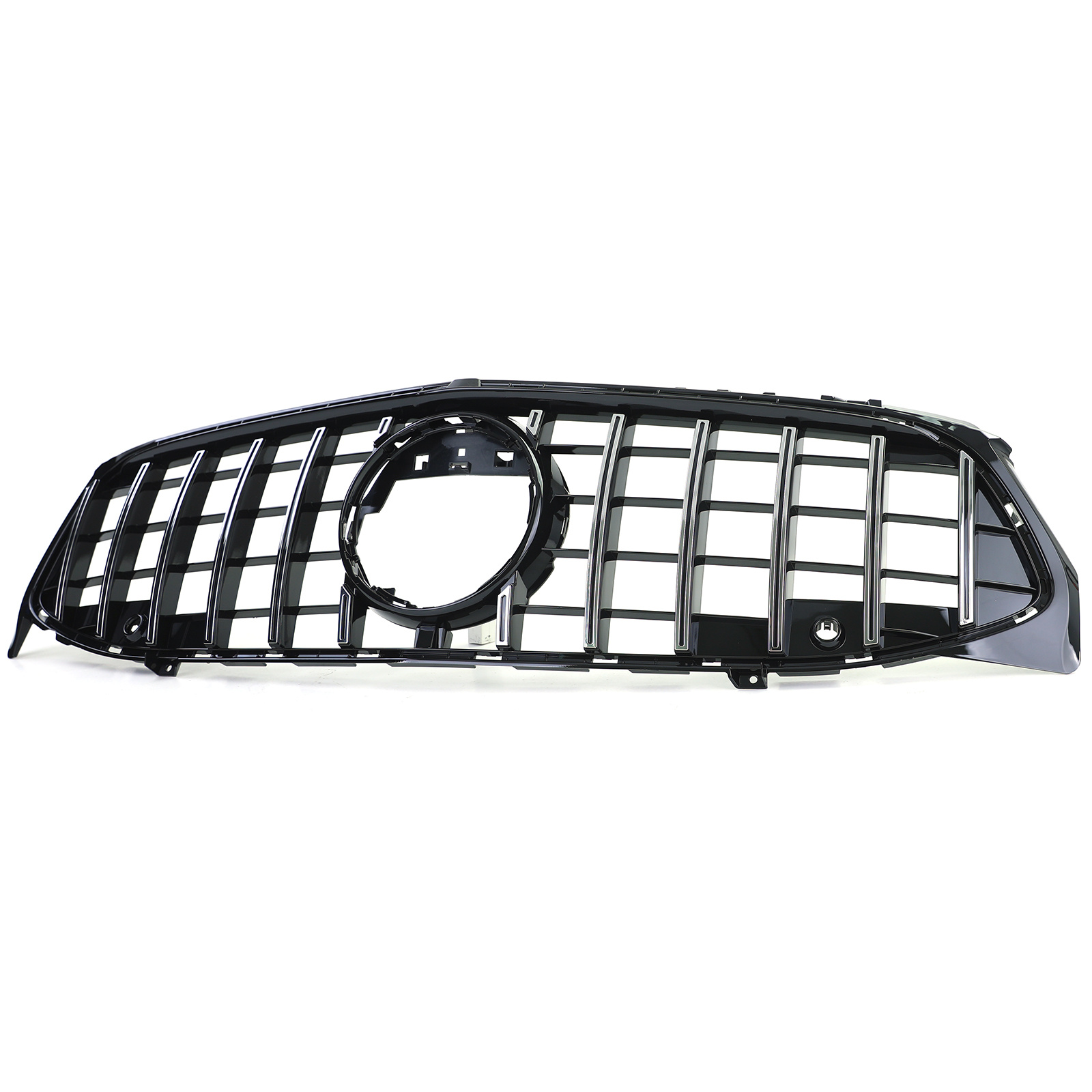 Grille - voorgrille geschikt voor Mercedes CLA C118 sedan, X118 vanaf 2019 - zwart glans/chroom