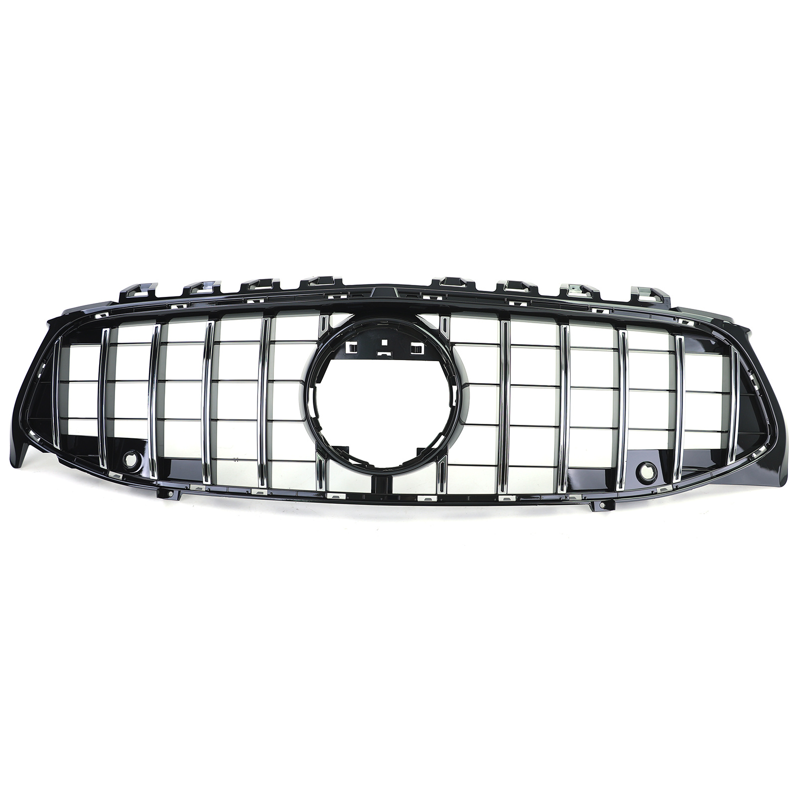Grille - voorgrille geschikt voor Mercedes CLA C118 sedan, X118 vanaf 2019 - zwart glans/chroom