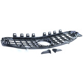 Grille - voorgrille geschikt voor Mercedes CLA C118 sedan, X118 vanaf 2019 - zwart glans/chroom