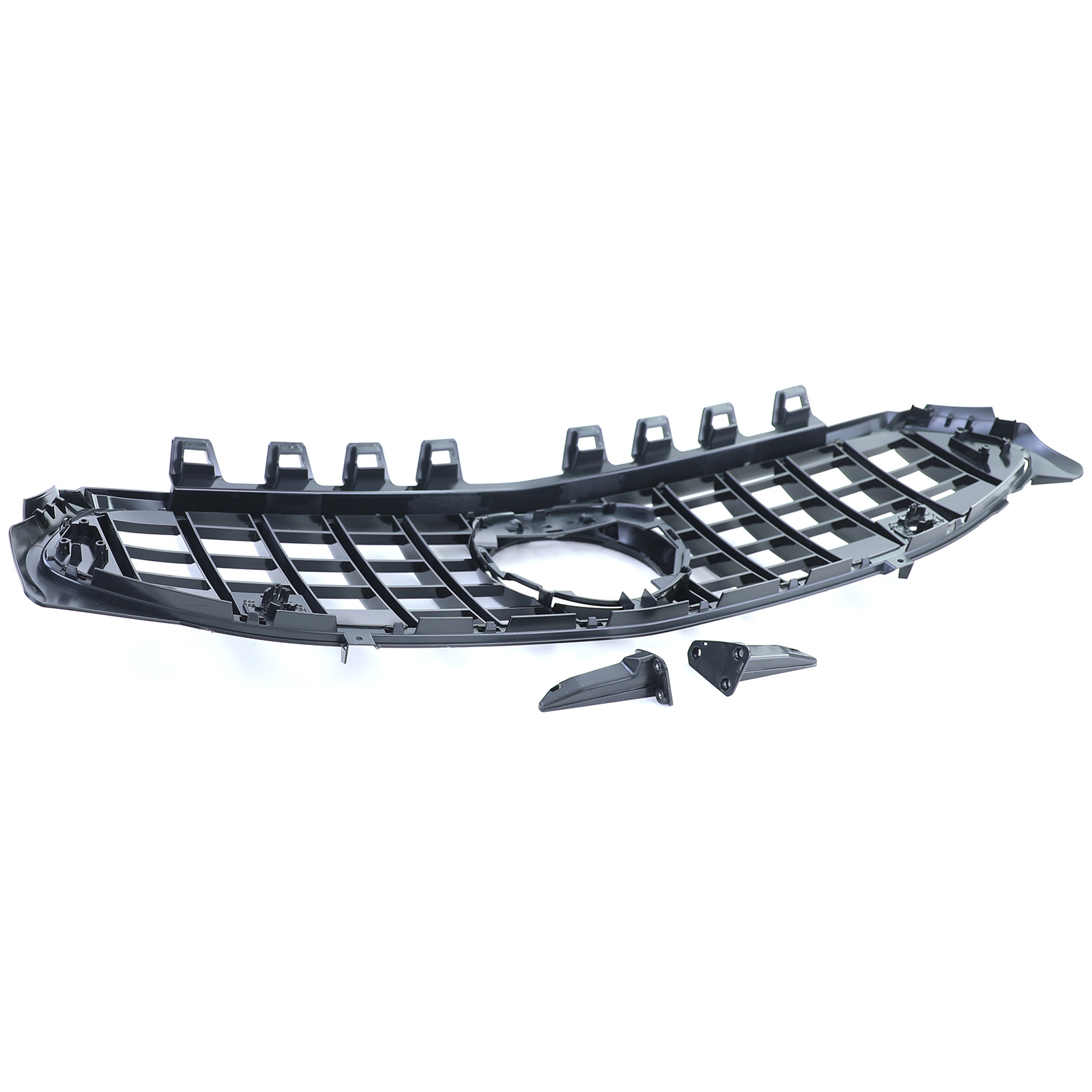 Grille - voorgrille geschikt voor Mercedes CLA C118 sedan, X118 vanaf 2019 - zwart glans/chroom