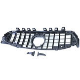 Grille - voorgrille geschikt voor Mercedes CLA C118 sedan, X118 vanaf 2019 - zwart glans/chroom