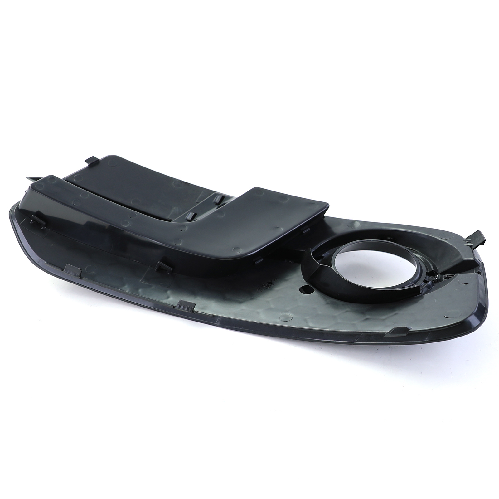 Grille - mistlamp rooster geschikt voor - voor Audi SQ5 8R facelift 2012-2017 - rechts - zwart glans