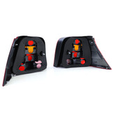 Achterlichten - geschikt voor VW Golf 4 sedan 1997-2003 - GTI - rood/zwart