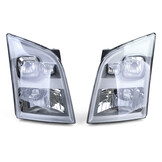 Koplampen geschikt voor Ford Transit 07/2006-08/2014 - H4 - met stelmotoren - wit