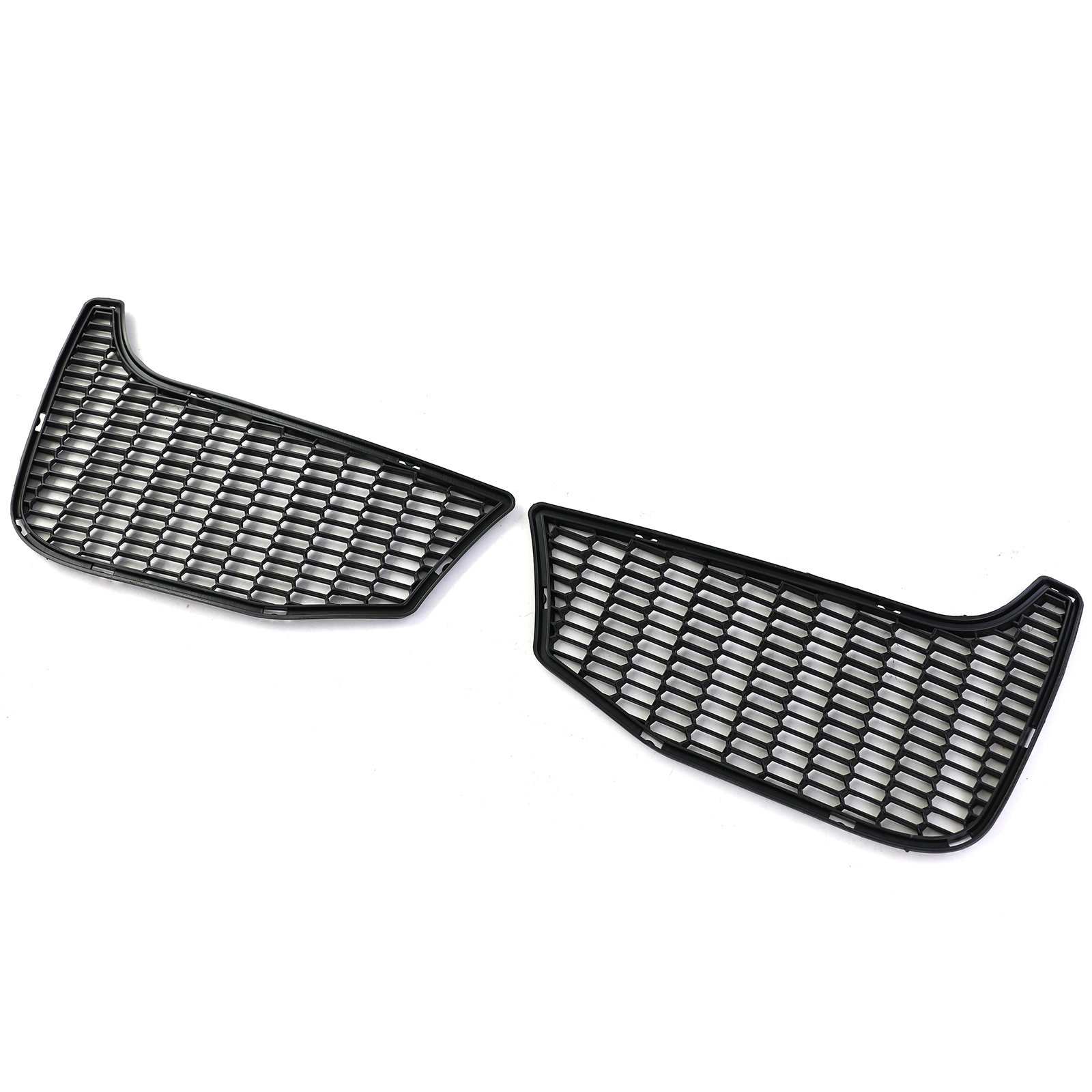 Grille - nieren - geschikt voor BMW 3-serie M3 F80 2011-2019, 4-serie M4 F82/F83 2013-2021 - 2-delig - zwart