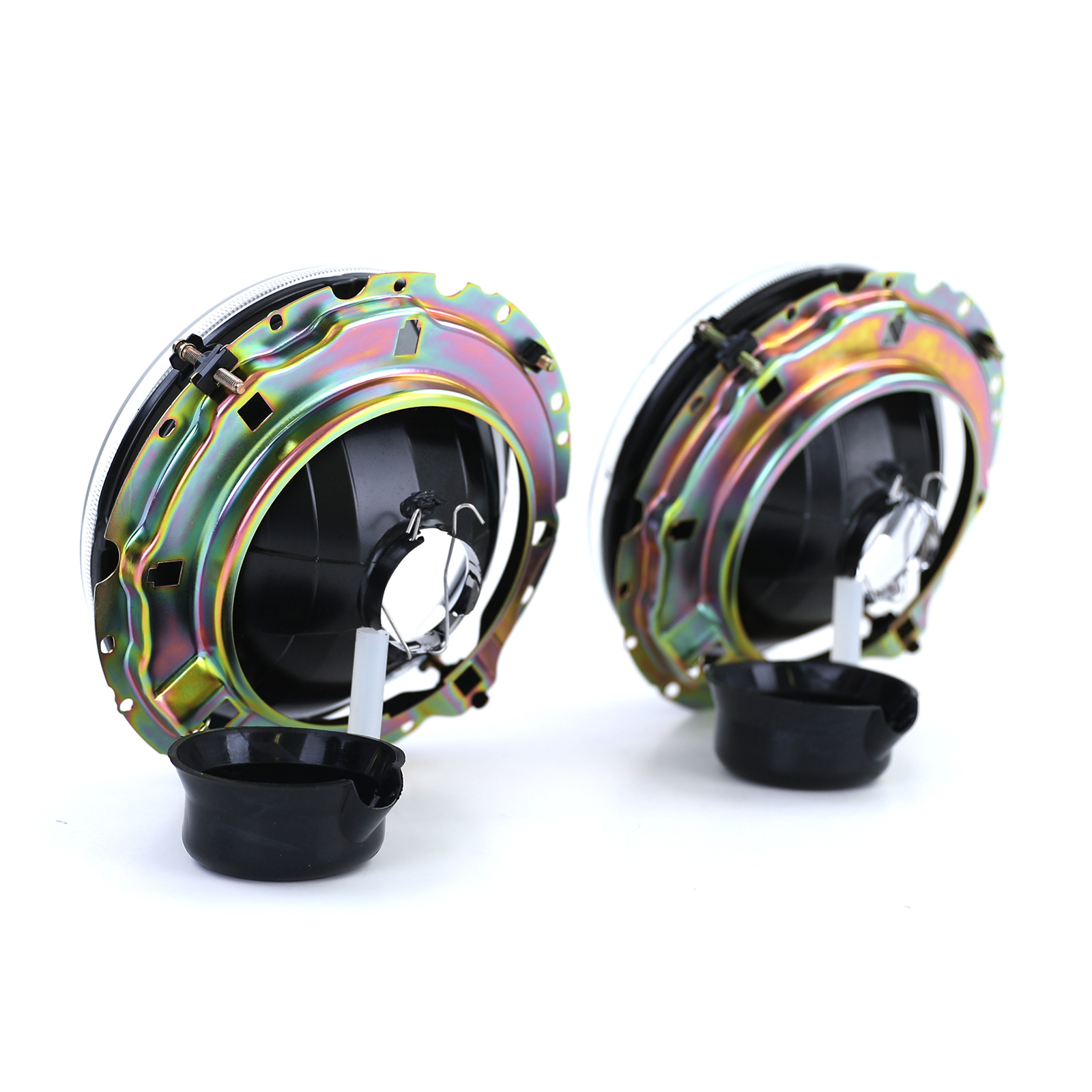 Koplampen geschikt voor VW Caddy I 14D 08/1982-07/1992 Jetta I 16 08/1979-02/1984 - zwart smoke