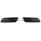 Grille - geschikt voor Audi A6 C7/4G, sedan/avant 11/2010-10/2014 - 2-delig - zonder S-line - zwart/chroom