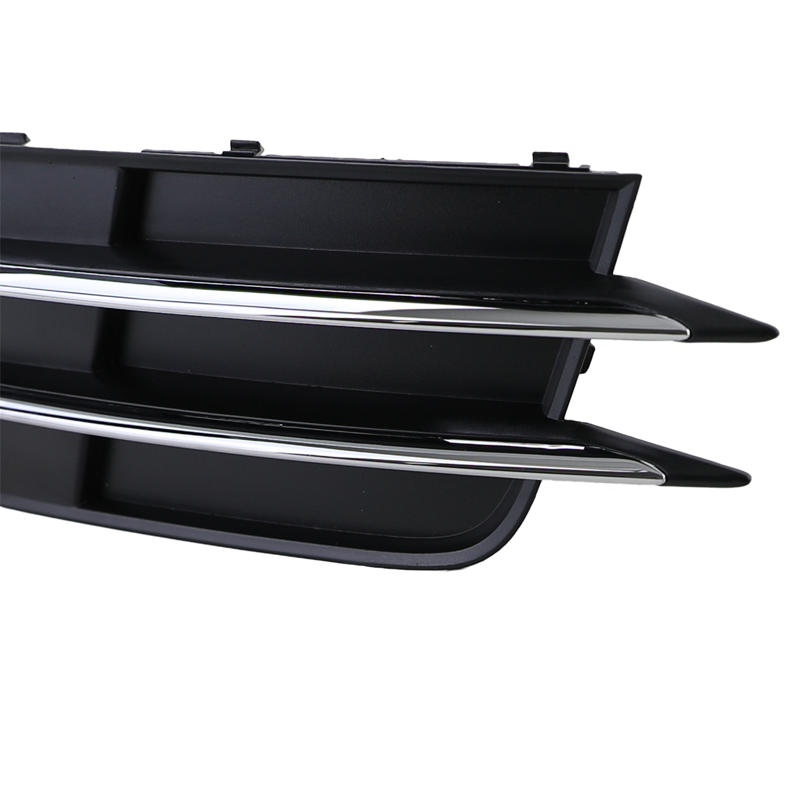 Grille - geschikt voor Audi A6 C7/4G, sedan/avant 11/2010-10/2014 - 2-delig - zonder S-line - zwart/chroom