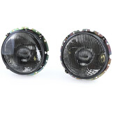 Koplampen geschikt voor VW T2 08/1973-07/1979, T3 05/1979-07/1992, LT 28/35/40/45 04/1975-1985 - H4 - zwart smoke