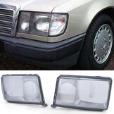Koplamp glas geschikt voor Mercedes W124 08/1989-07/1993 - helder glas