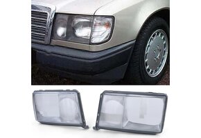 Koplamp glas geschikt voor Mercedes W124 08/1989-07/1993 - helder glas