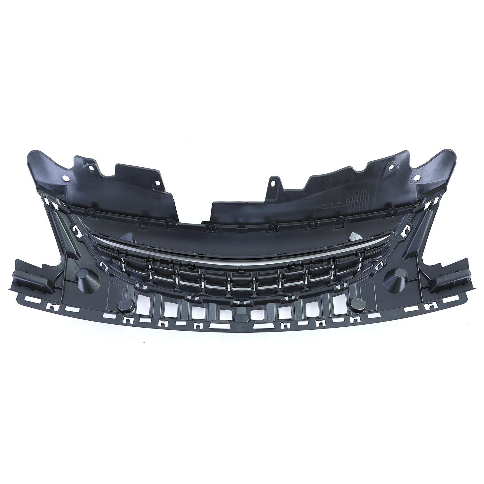 Grille - voorgrille - geschikt voor Opel Corsa D facelift 2011-2014 - zwart glans