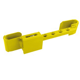 Containerslot - gehard staal - verstelbare deurstang - geel