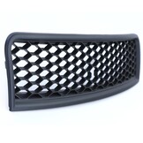 Grille - voorgrille - voor Audi A4 B6/8E, sedan/avant 11/2000-12/2004 - honingraat - mat zwart