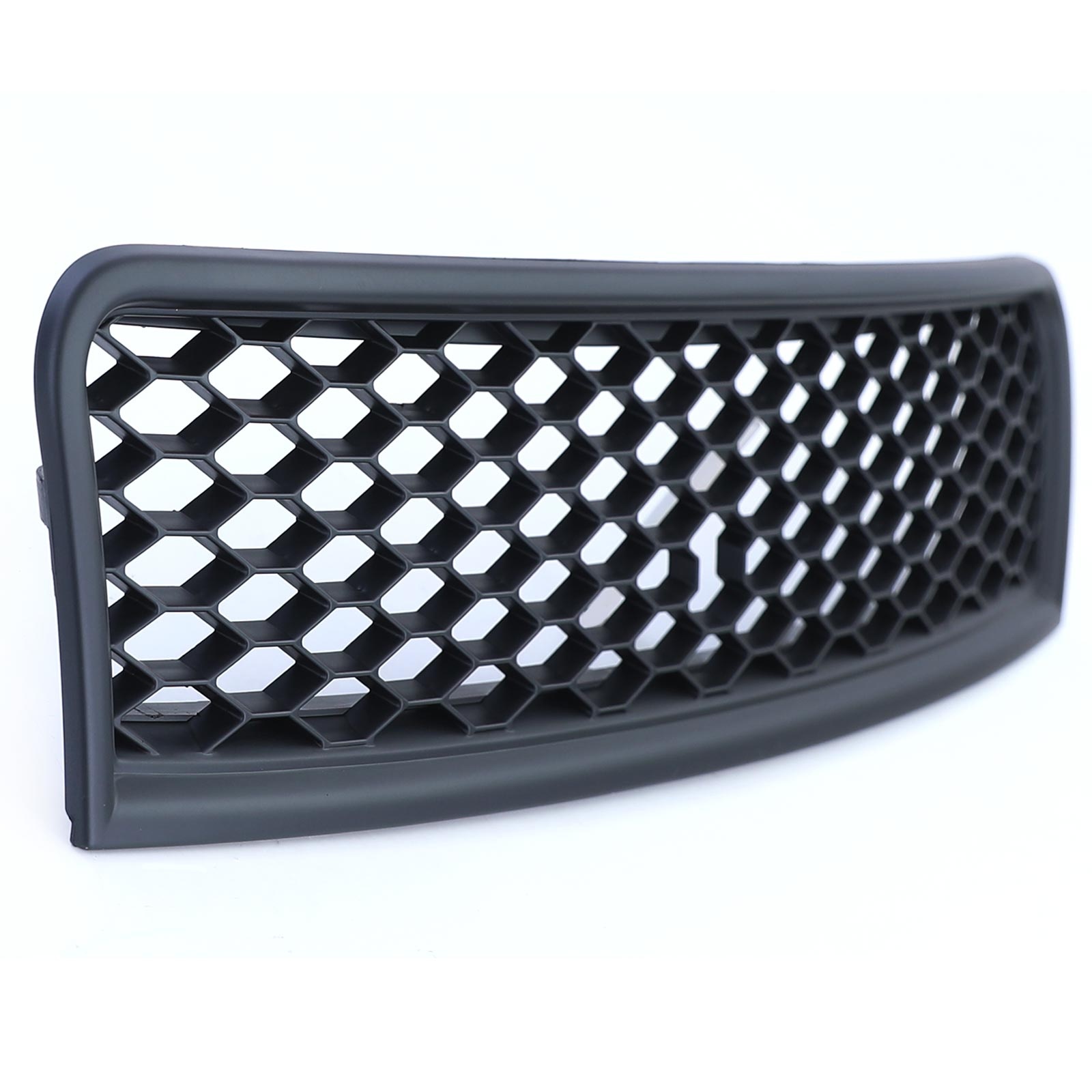 Grille - voorgrille - geschikt voor Audi A4 B6/8E, sedan/avant 11/2000-12/2004 - honingraat - mat zwart