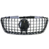 Grille - voorgrille geschikt voor Mercedes Sprinter W907/910 vanaf 2/2018 - zwart glans chroom