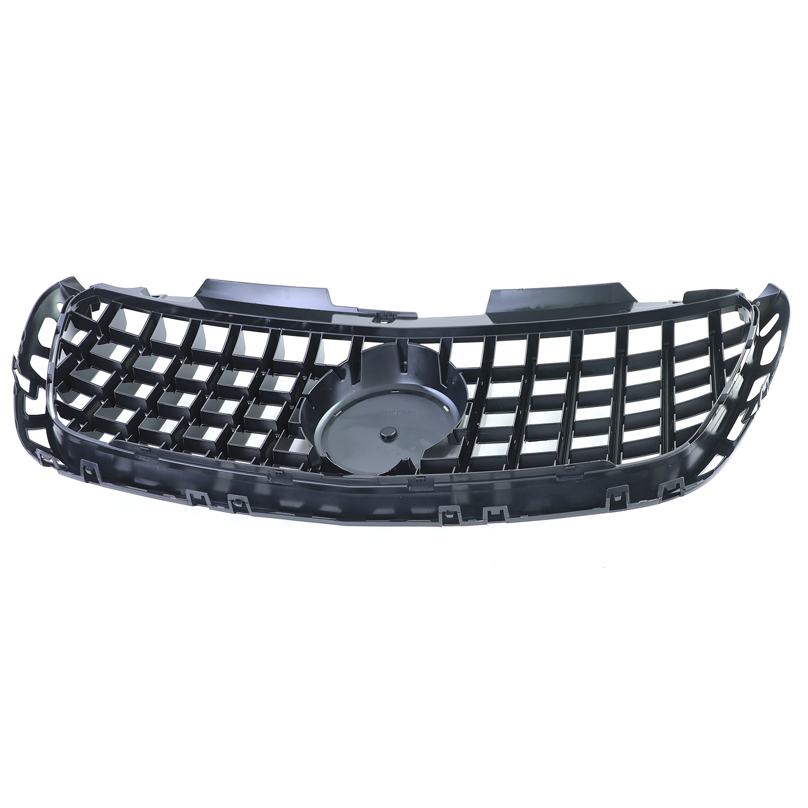 Grille - voorgrille - Mercedes Sprinter W907/910 vanaf 2/2018 - zwart glans chroom