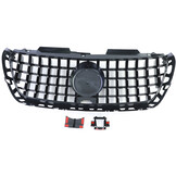 Grille - voorgrille geschikt voor Mercedes Sprinter W907/910 vanaf 2/2018 - zwart glans chroom