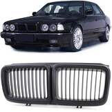 Grille - nieren geschikt voor BMW 7-serie E32 1986-1994 - mat zwart