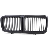 Grille - nieren - BMW 7-serie E32 1986-1994 - mat zwart