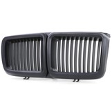 Grille - nieren geschikt voor BMW 7-serie E32 1986-1994 - mat zwart